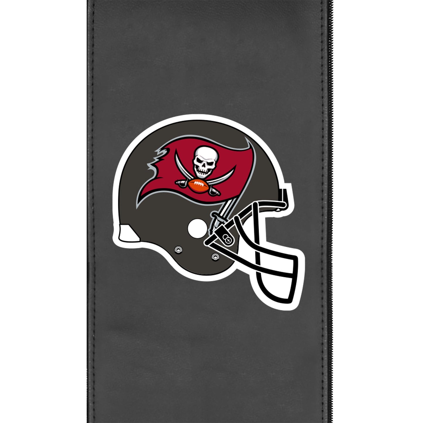 Tampa Bay Buccaneers Helmet Zippered Logo Panel for Dreamseat Recliner