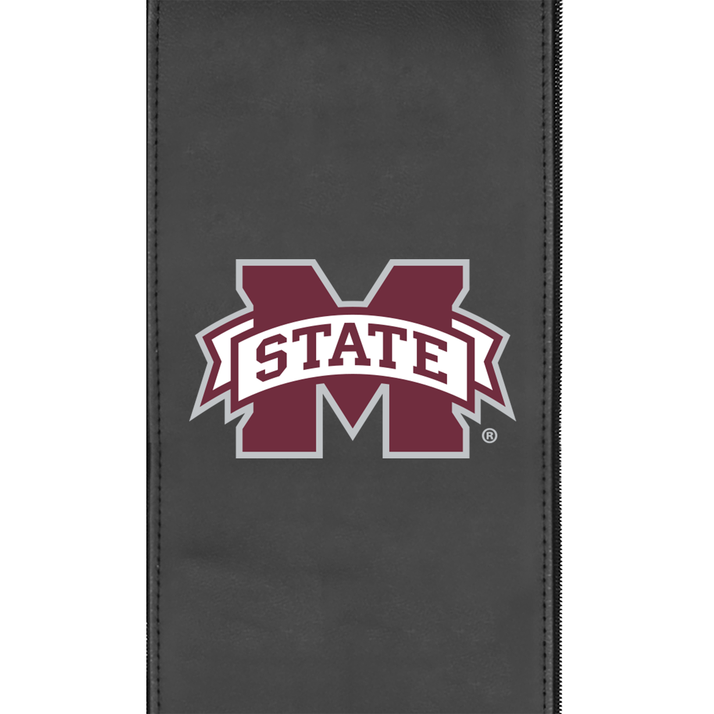 Zippered Logo Panel for Dreamseat Recliner with Mississippi State Primary