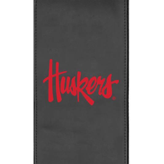 Zippered Logo Panel for Dreamseat Recliner with Nebraska Cornhuskers Alternate