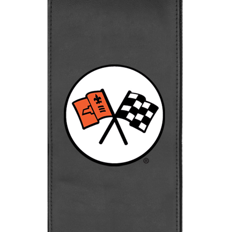Corvette C2 Logo Zippered Logo Panel for Dreamseat Recliner