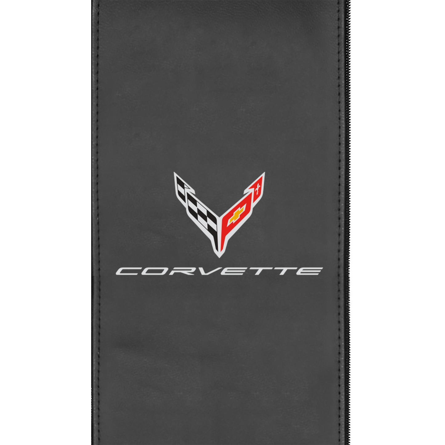 Corvette Signature Zippered Logo Panel for Dreamseat Recliner