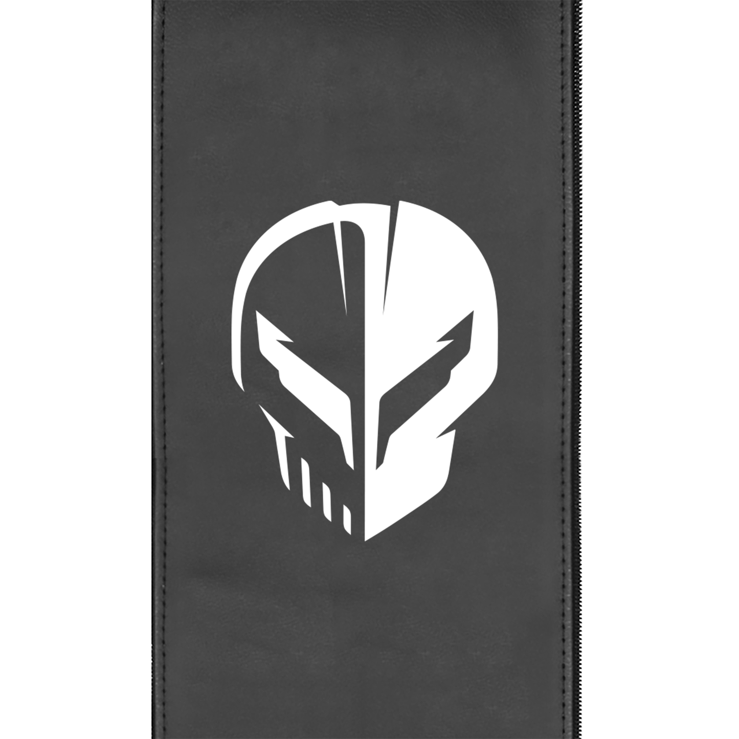 Corvette Jake Symbol White Zippered Logo Panel for Dreamseat Recliner