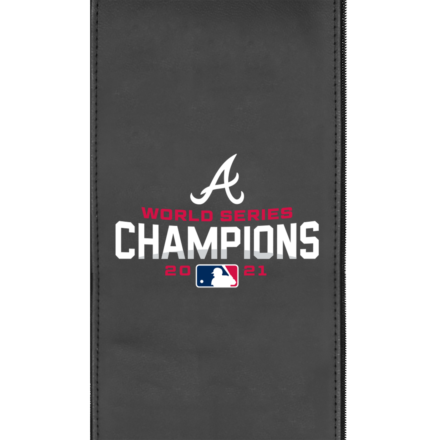 Atlanta Braves 2021 World Champions Zippered Logo Panel for Dreamseat Recliner