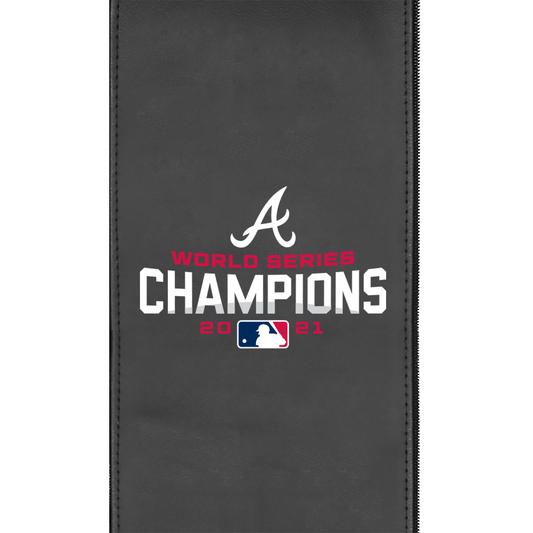 Atlanta Braves 2021 World Champions Zippered Logo Panel for Dreamseat Recliner