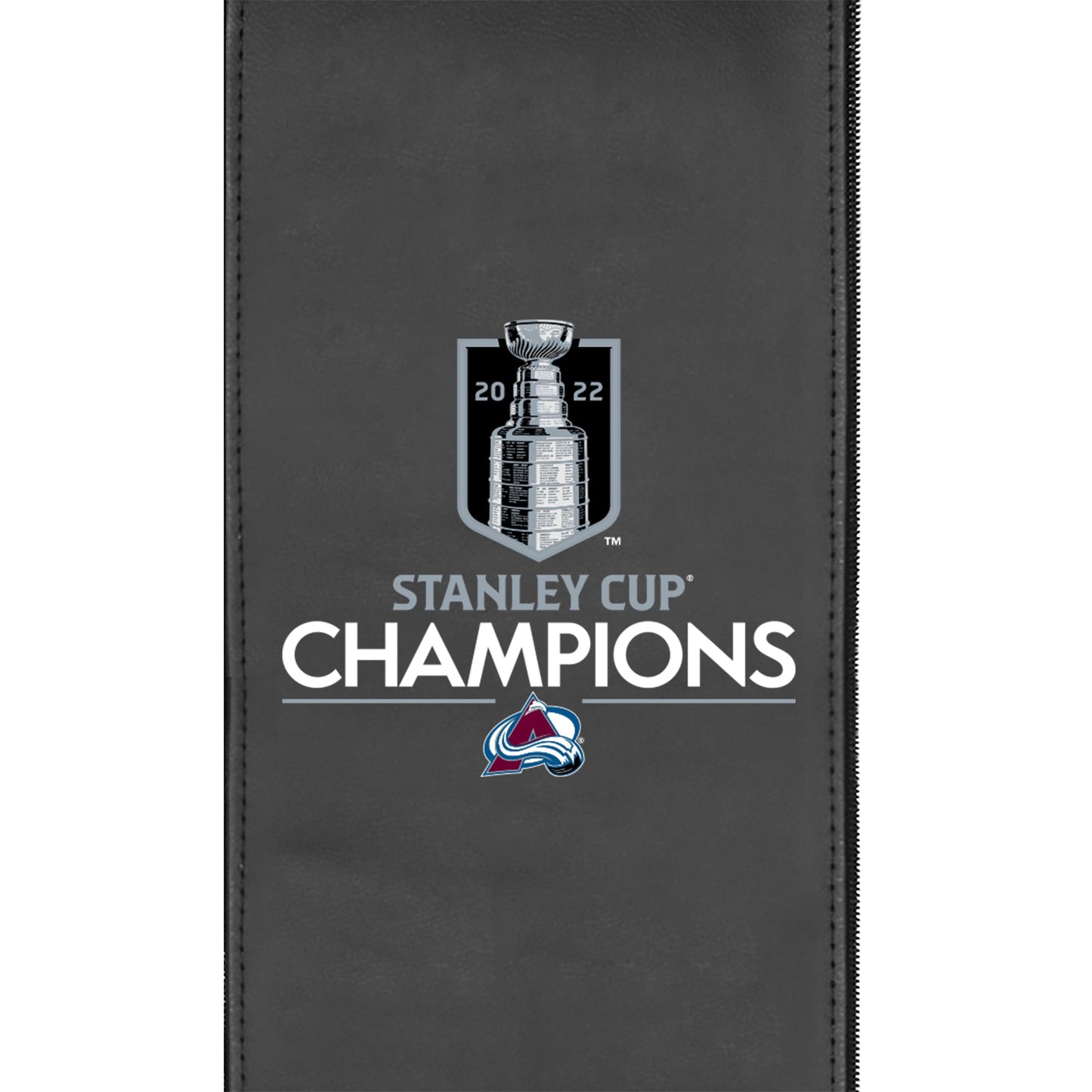 Colorado Avalanche 2022 Champions Zippered Logo Panel for Dreamseat Recliner