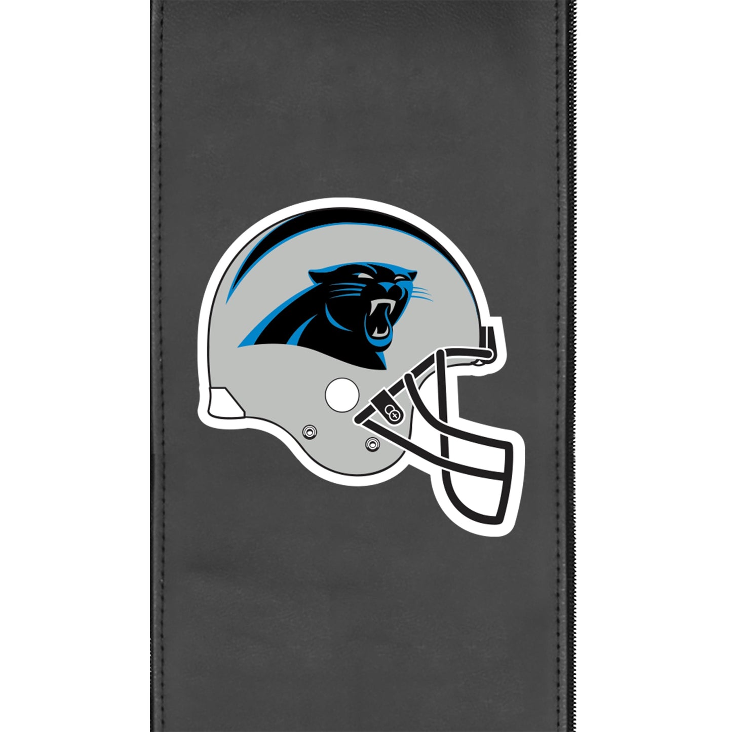 Carolina Panthers Helmet Zippered Logo Panel for Dreamseat Recliner