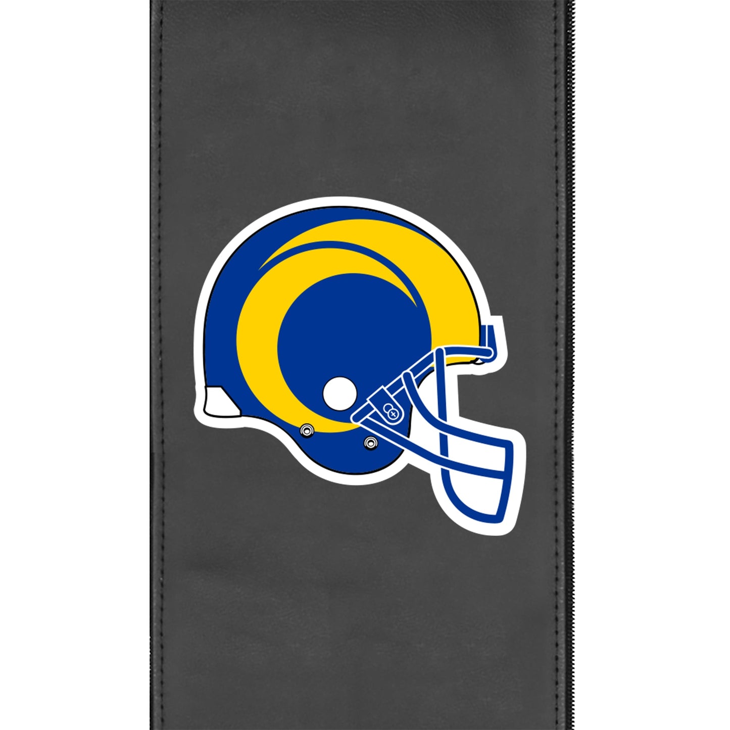 Los Angeles Rams Helmet Zippered Logo Panel for Dreamseat Recliner