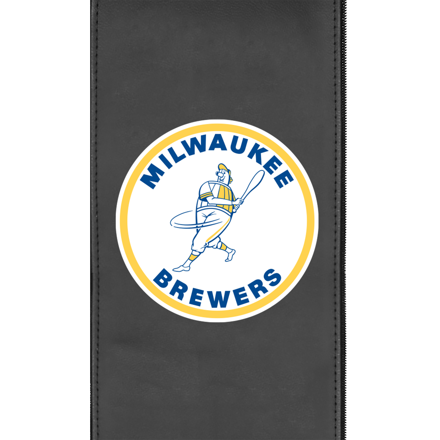 Milwaukee Brewers Cooperstown Primary Zippered Logo Panel for Dreamseat Recliner