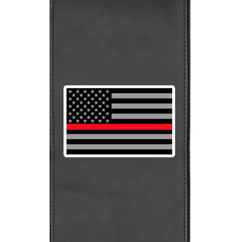 Red Line Flag Zippered Logo Panel for Dreamseat Recliner