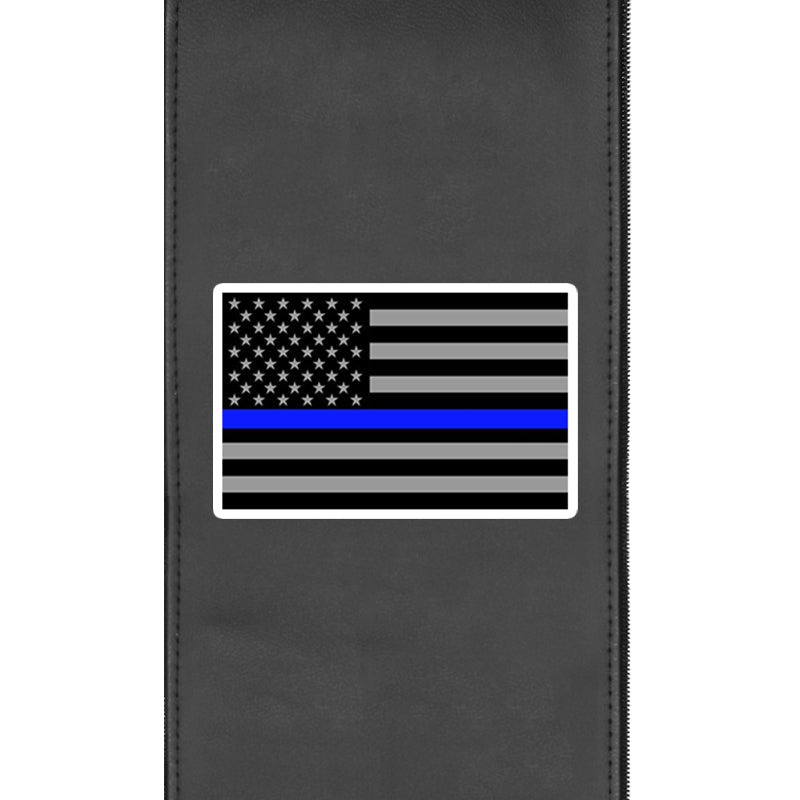 Blue Line Flag Zippered Logo Panel for Dreamseat Recliner