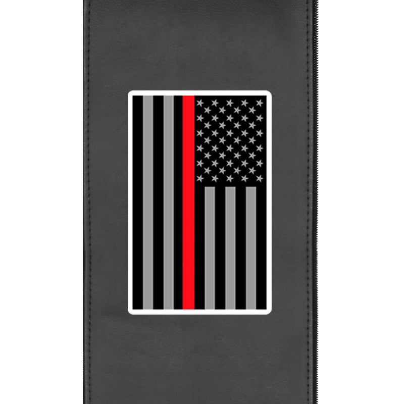 Red Line Flag Vertical Zippered Logo Panel for Dreamseat Recliner