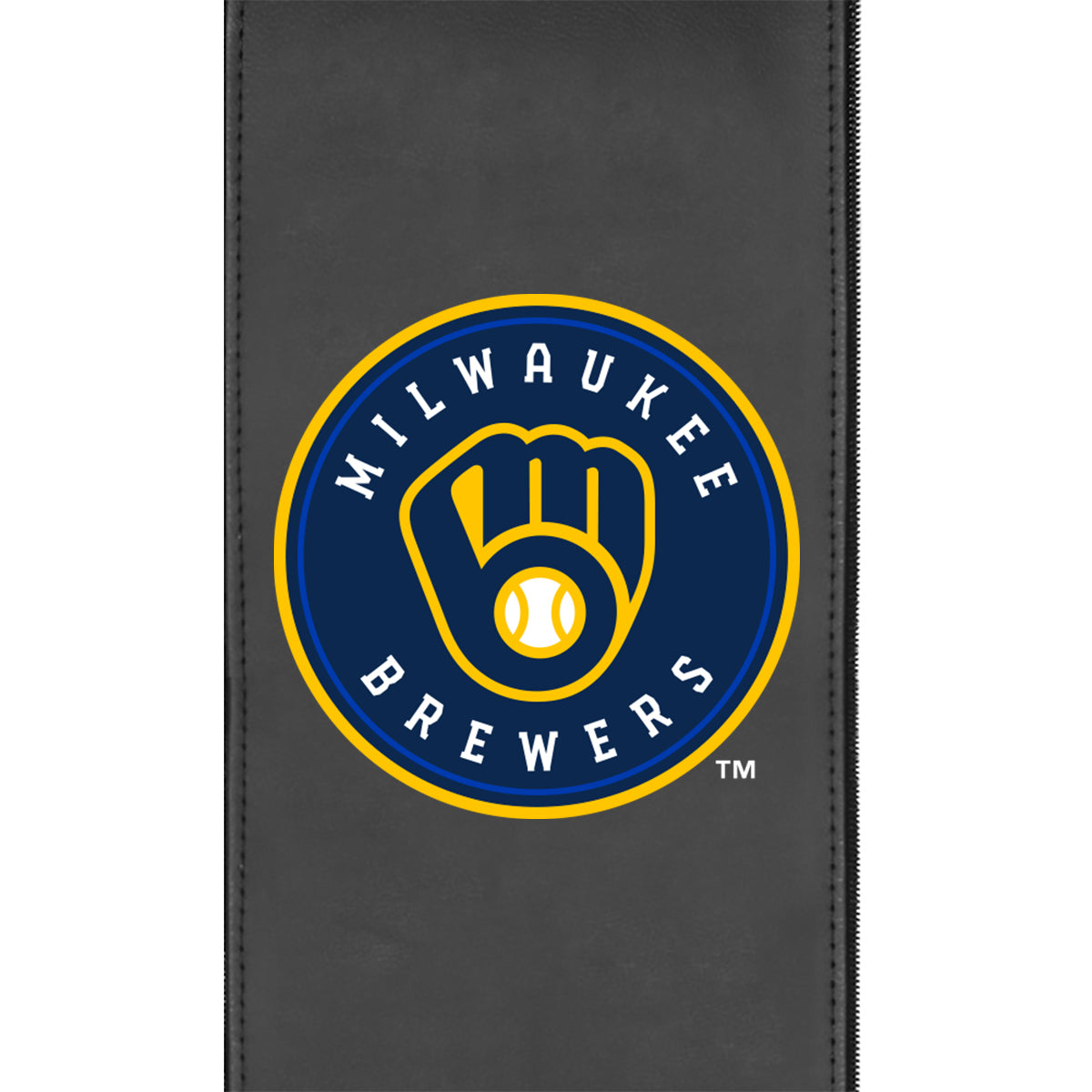 Milwaukee Brewers Primary Zippered Logo Panel for Dreamseat Recliner