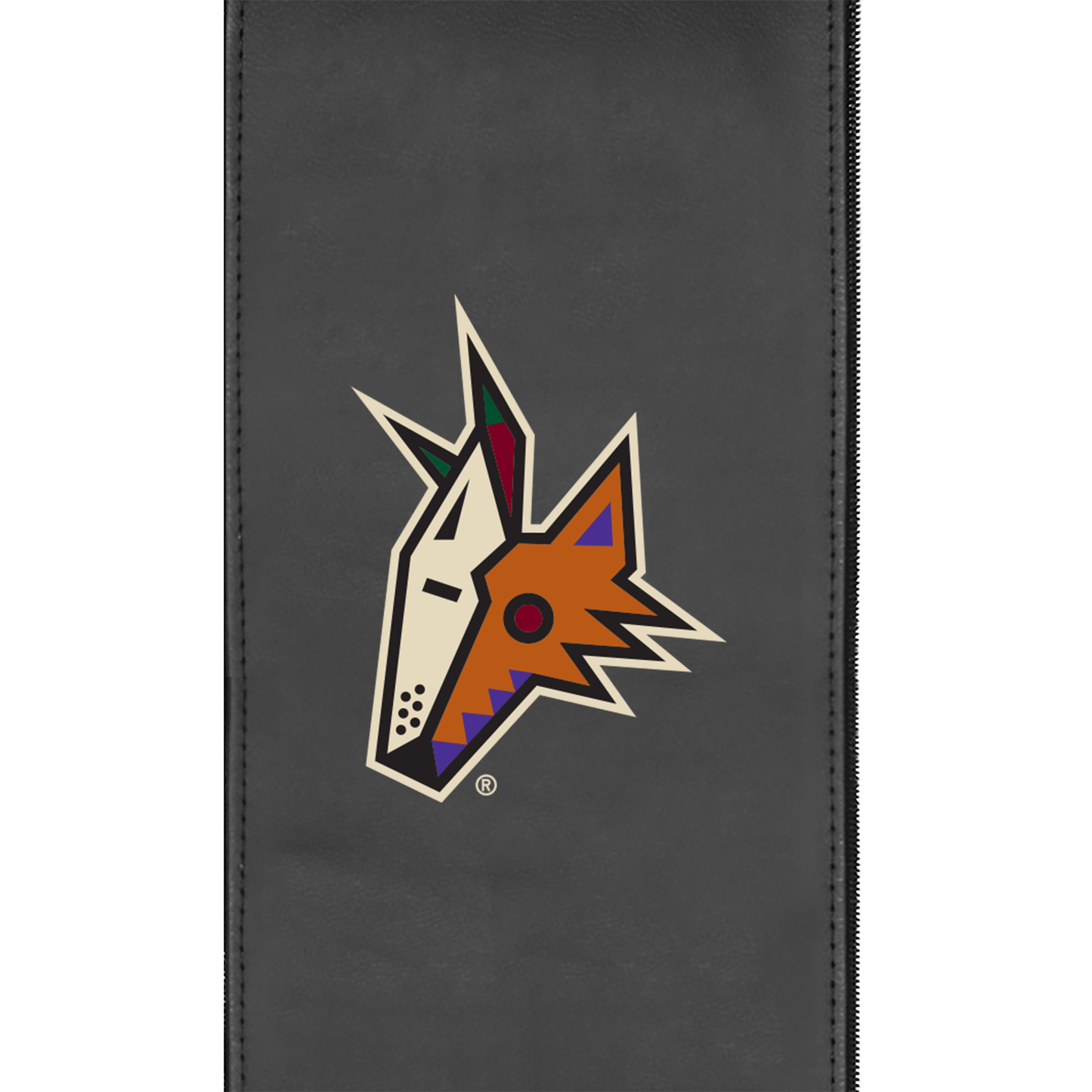 Arizona Coyotes Secondary Zippered Logo Panel for Dreamseat Recliner
