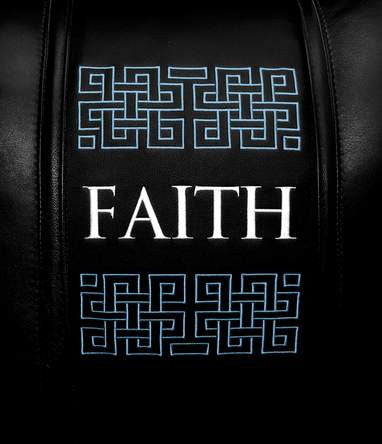 Faith Deco Horizontal Blue