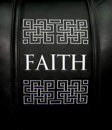 Faith Deco Horizontal Silver