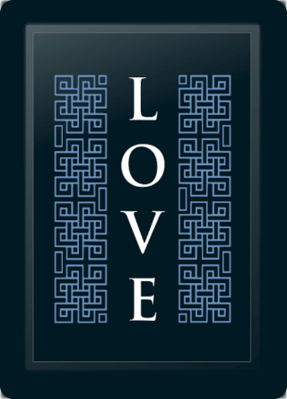 Love Deco Vertical Blue